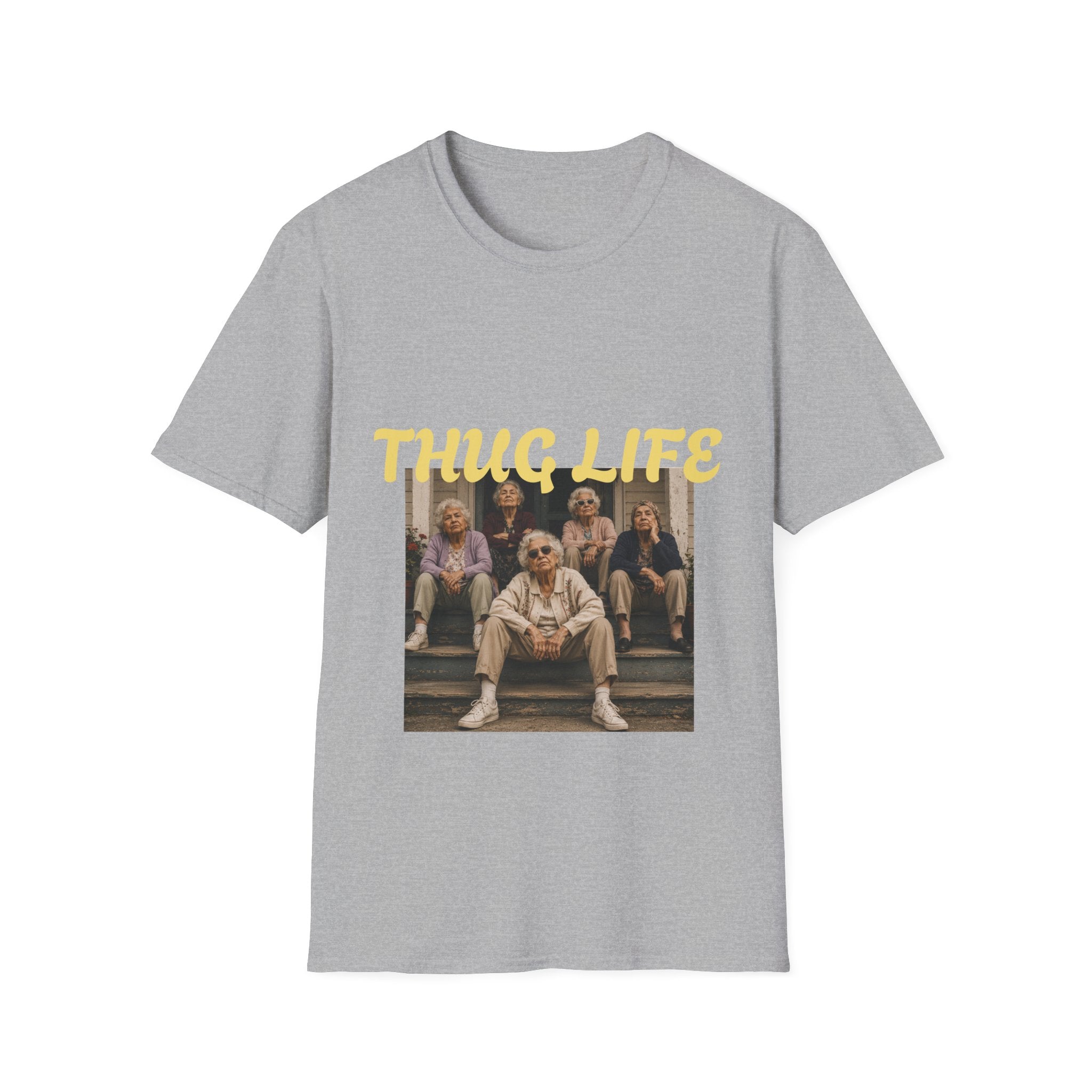 Women Gang Golden Graphic T-Shirt — Vintage Seniors Photo Tee