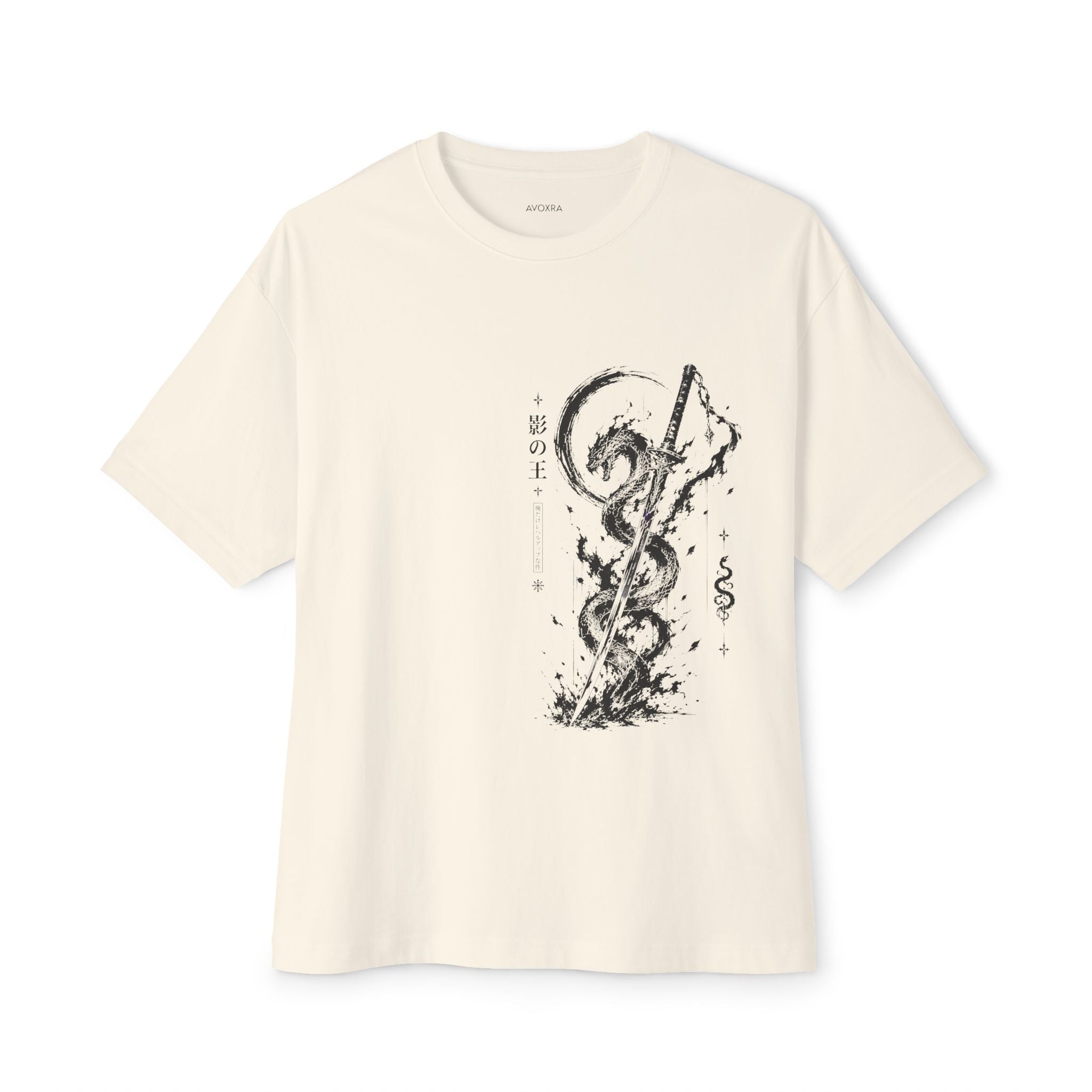 Anime Gym Oversized Boxy Tee — Casual Cotton Workout Shirt