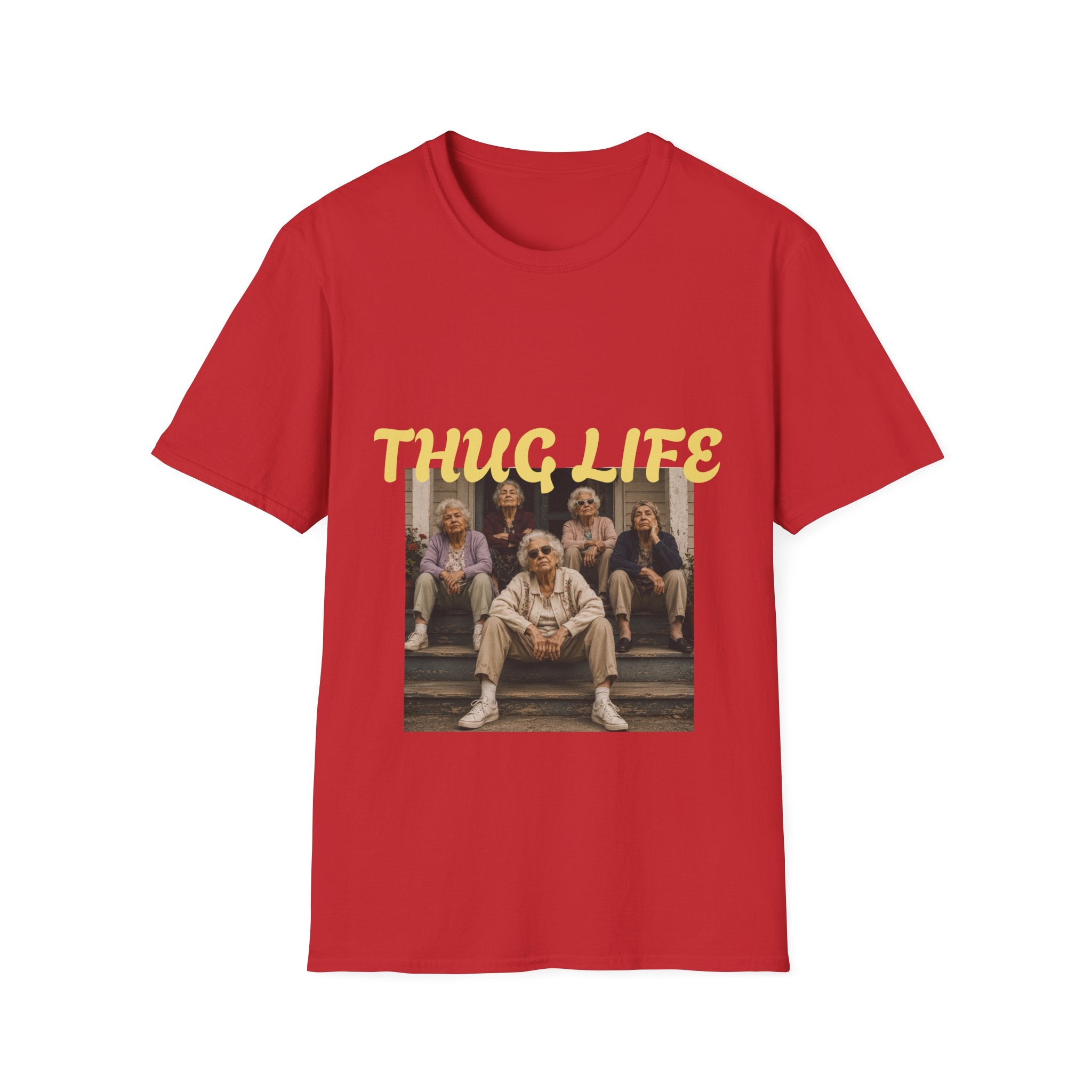 Women Gang Golden Graphic T-Shirt — Vintage Seniors Photo Tee