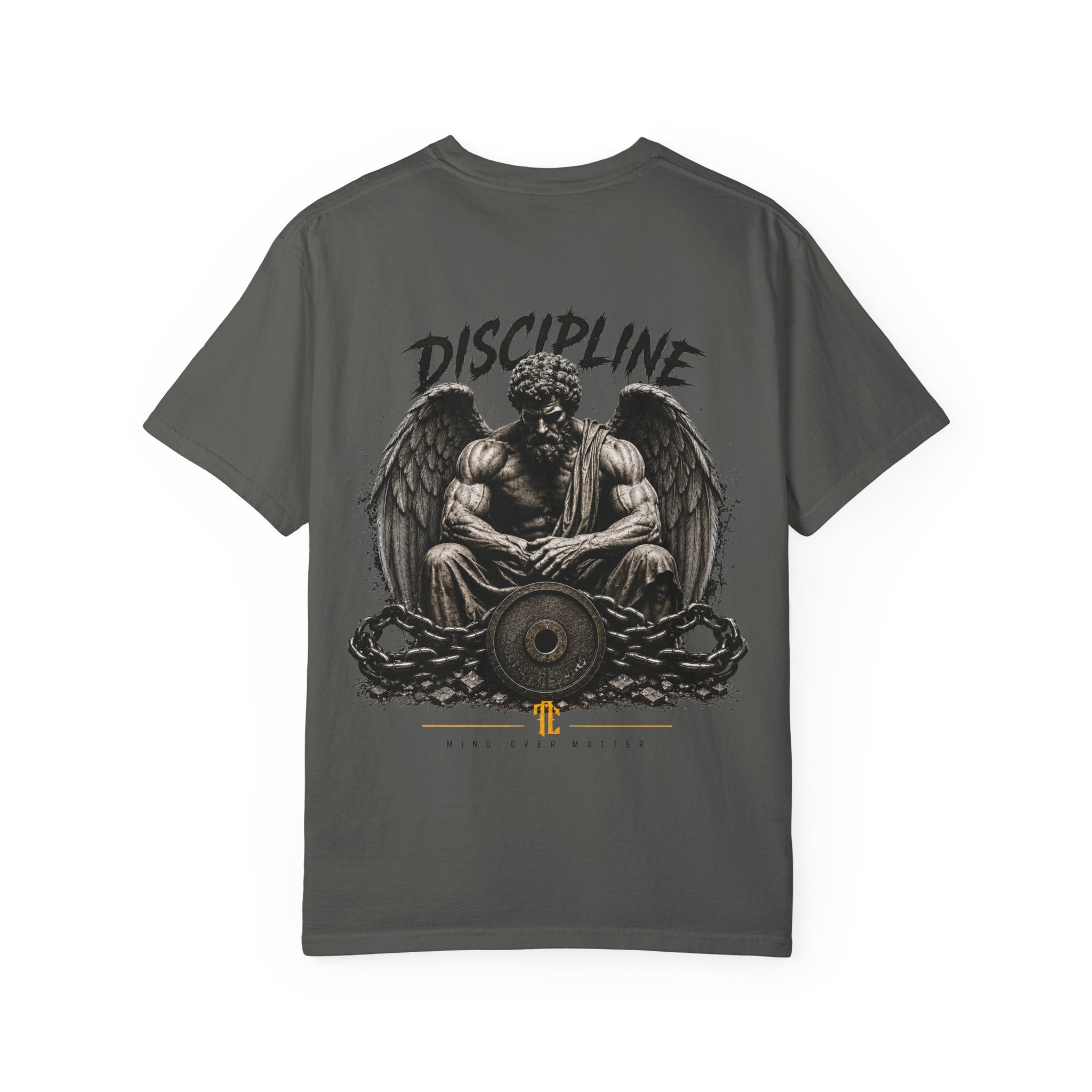 Discipline Gym T-Shirt — Angel Weightlifting Workout Tee