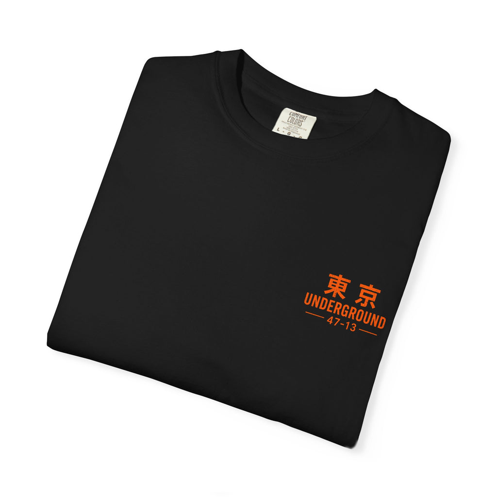 Tokyo Underground Racer T-Shirt — Orange Sports Car Graphic