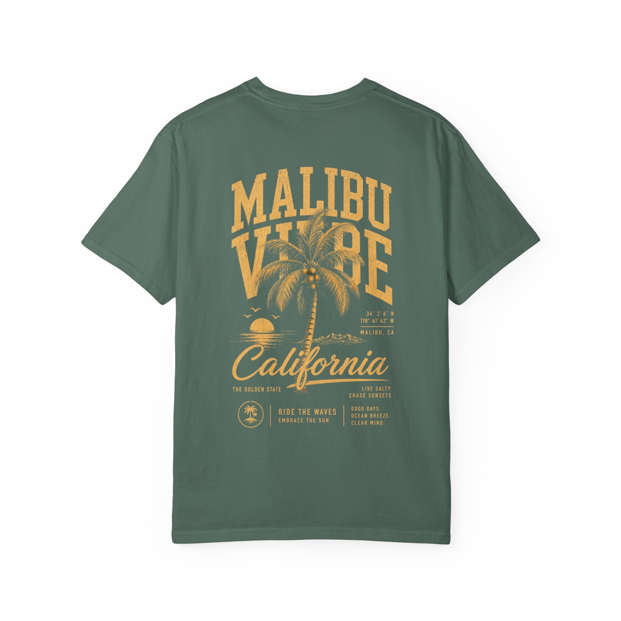Malibu Vibe California T-Shirt — Vintage Palm Beach Graphic Tee