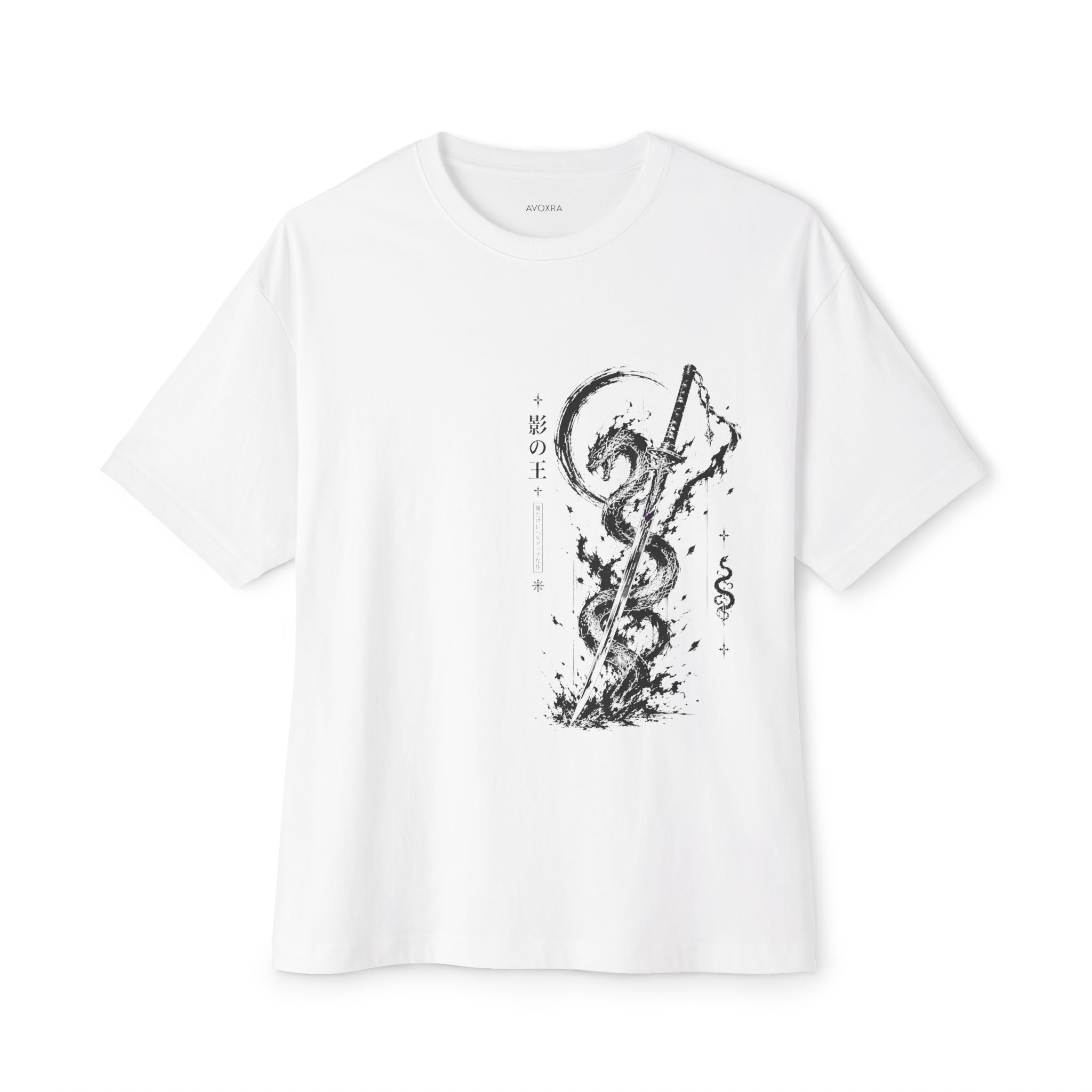 Anime Gym Oversized Boxy Tee — Casual Cotton Workout Shirt