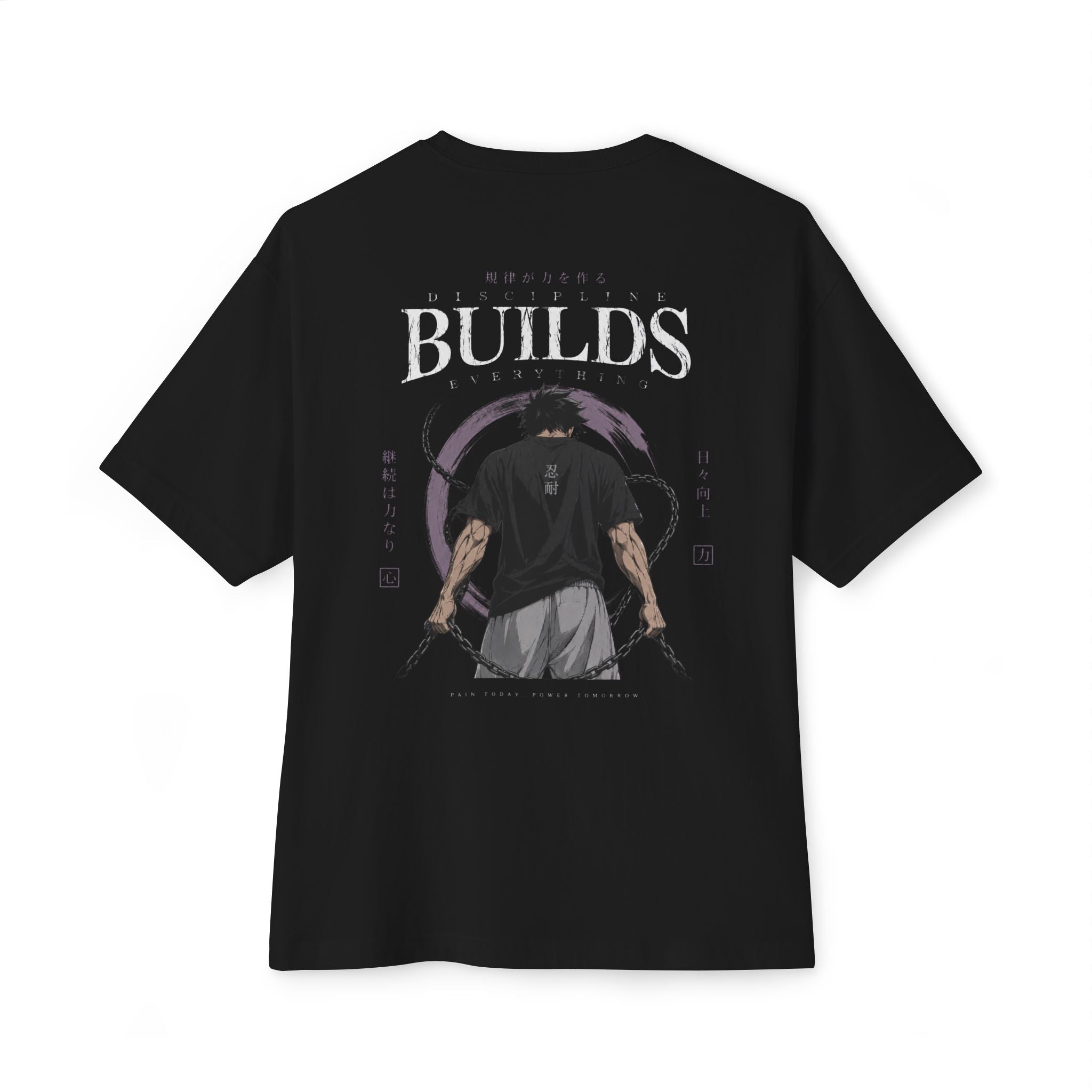 Anime Oversized Shirt — Unisex Gym Tee