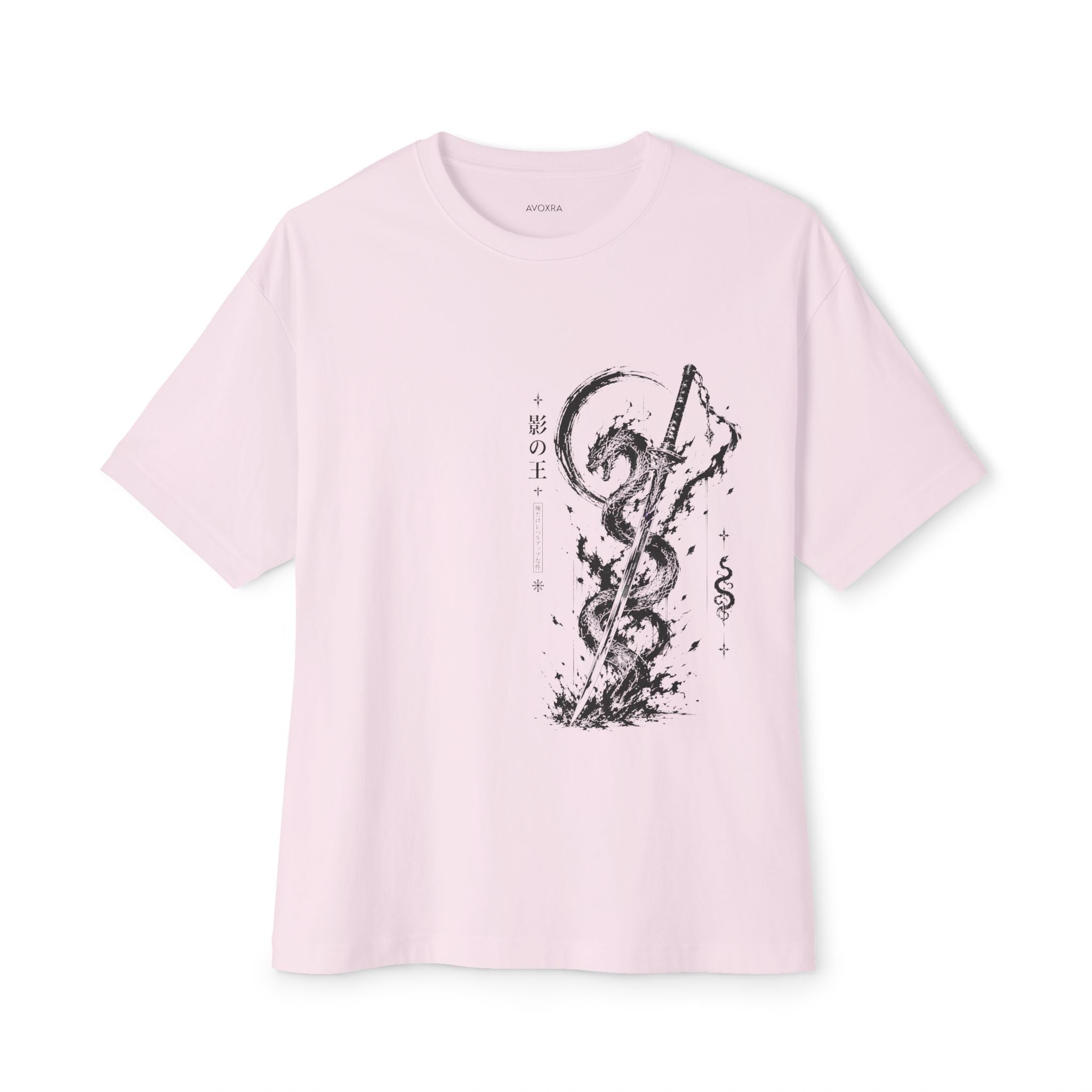 Anime Gym Oversized Boxy Tee — Casual Cotton Workout Shirt