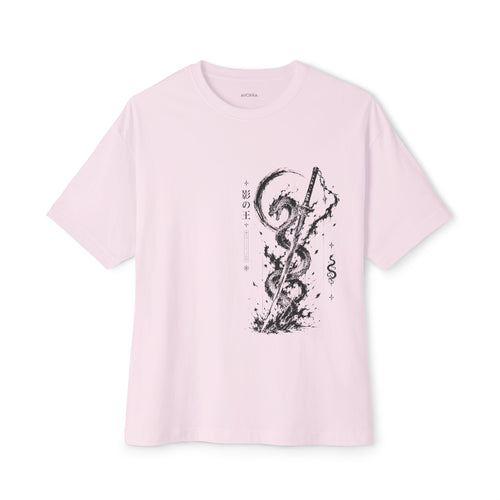 Anime Gym Oversized Boxy Tee — Casual Cotton Workout Shirt