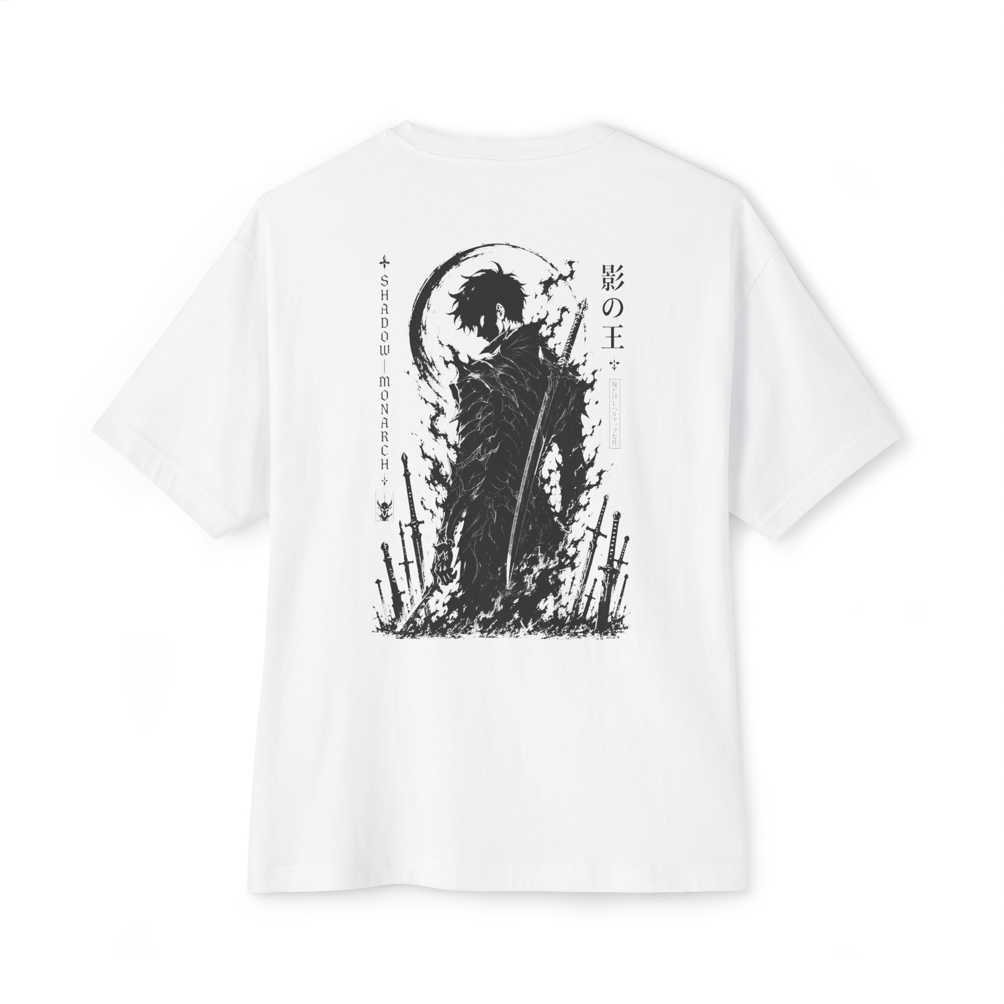 Anime Gym Oversized Boxy Tee — Casual Cotton Workout Shirt