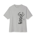 Anime Gym Oversized Boxy Tee — Casual Cotton Workout Shirt