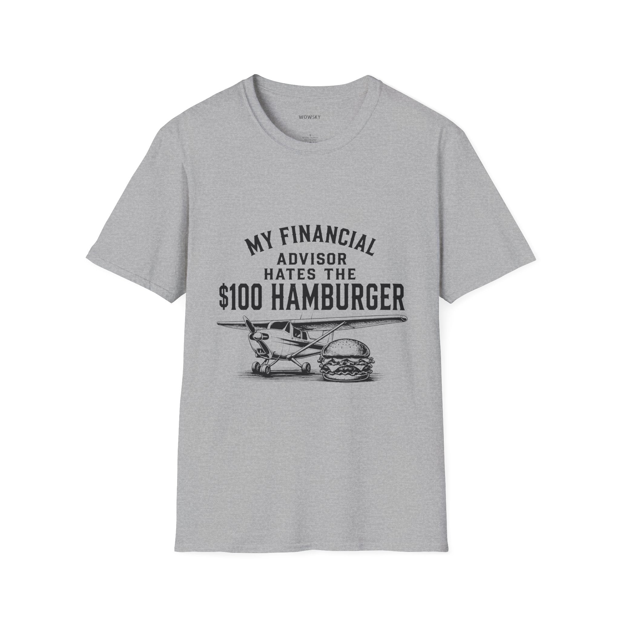 My Financial Advisor Hates the $100 Hamburger T-Shirt | Aviation Pilot Humor