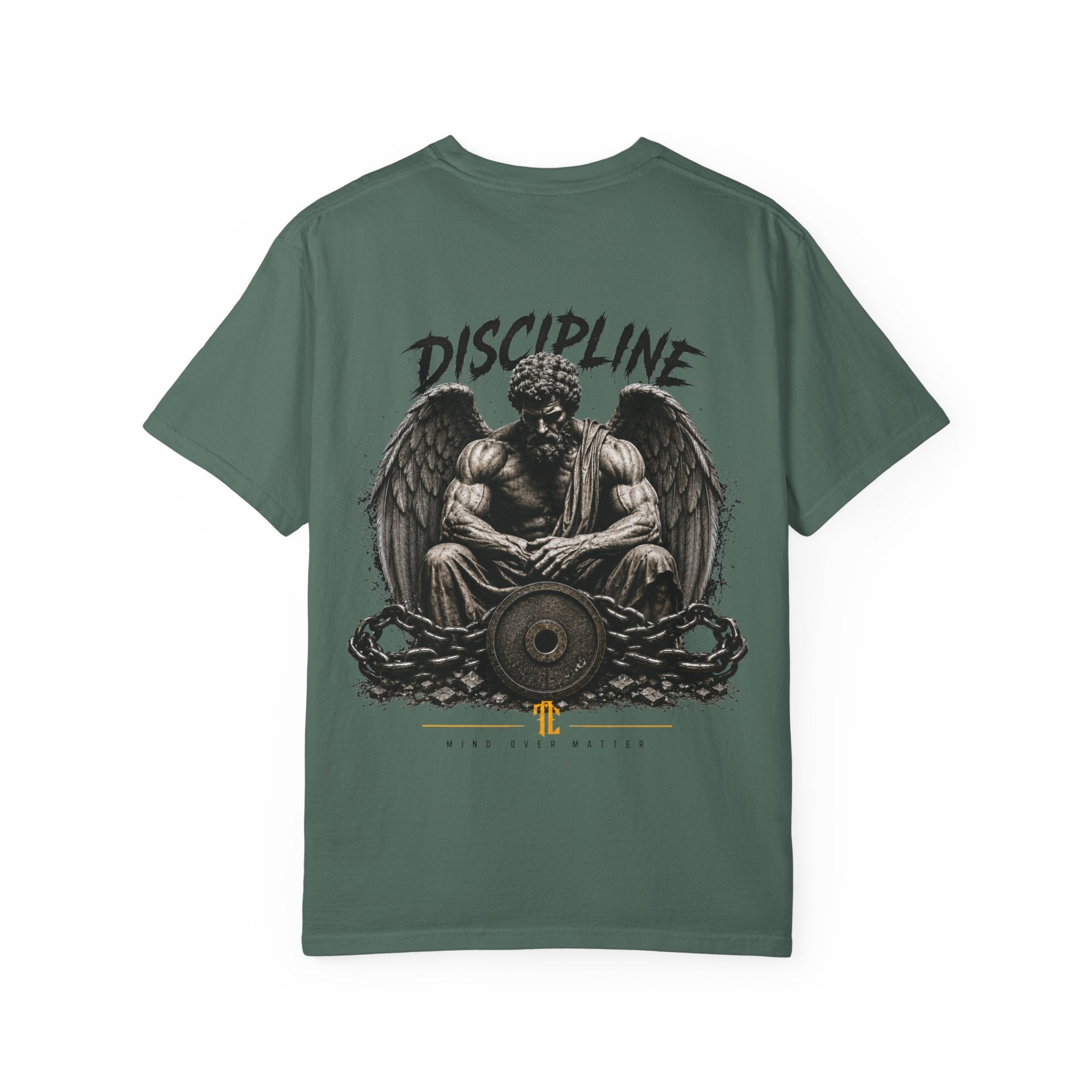 Discipline Gym T-Shirt — Angel Weightlifting Workout Tee