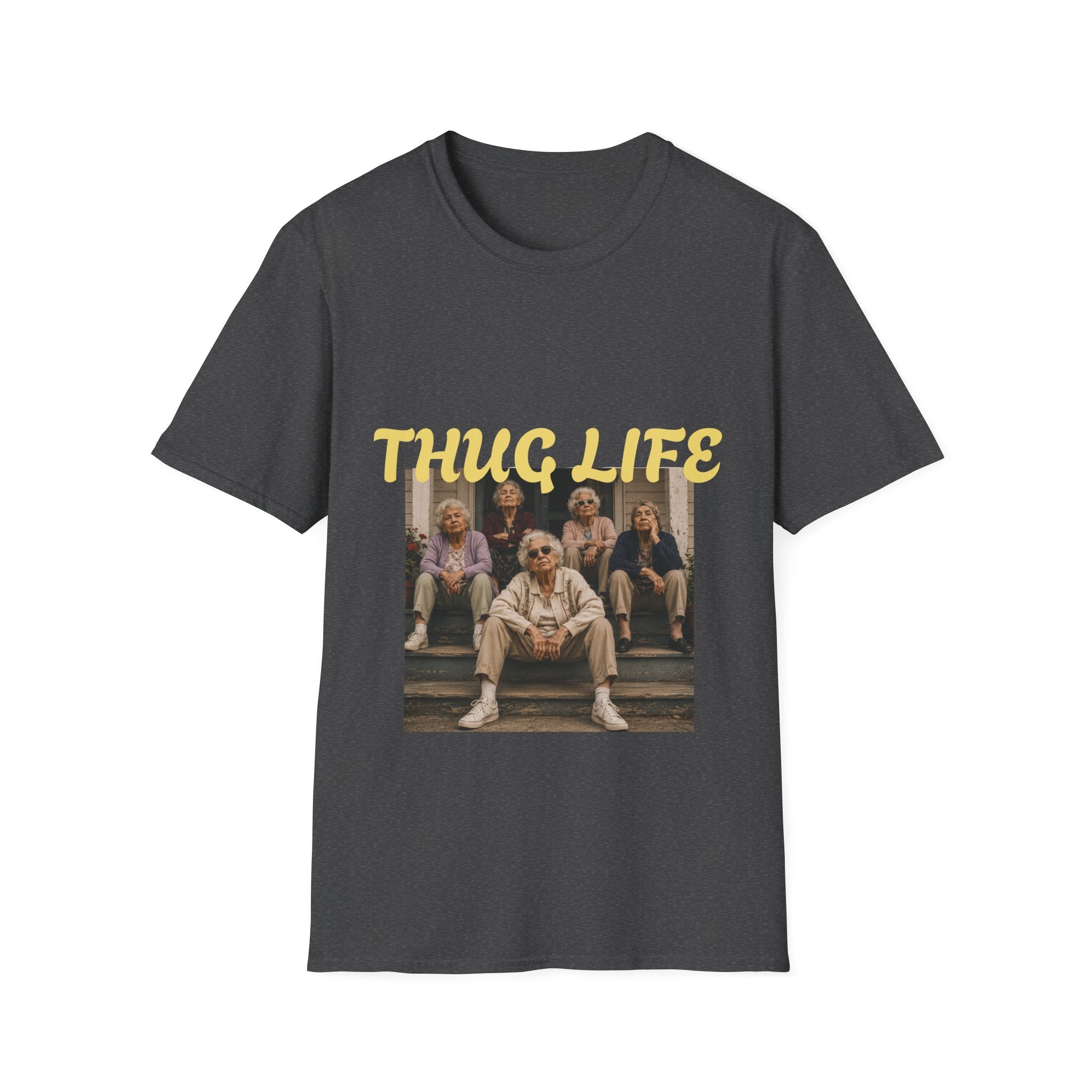 Women Gang Golden Graphic T-Shirt — Vintage Seniors Photo Tee
