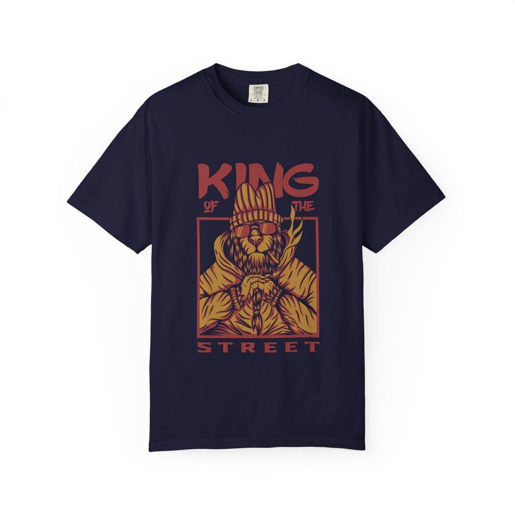 King of the Street T-Shirt — Urban Cat Throne Graphic Tee