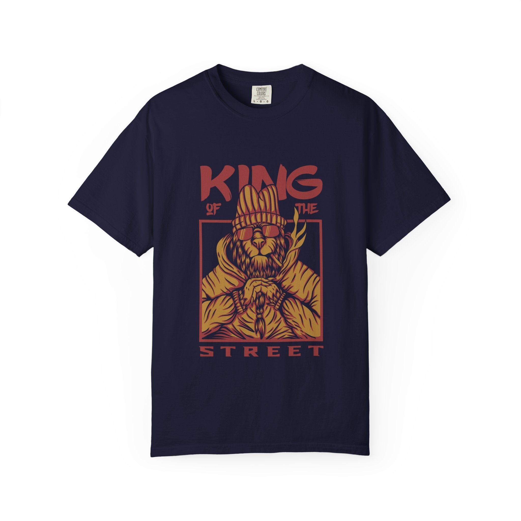 King of the Street T-Shirt — Urban Cat Throne Graphic Tee