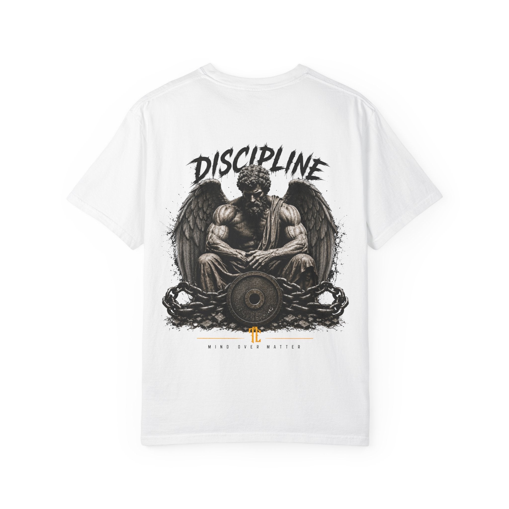Discipline Gym T-Shirt — Angel Weightlifting Workout Tee