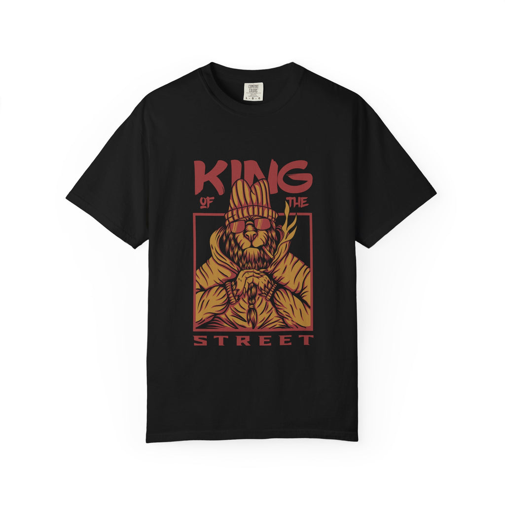 King of the Street T-Shirt — Urban Cat Throne Graphic Tee