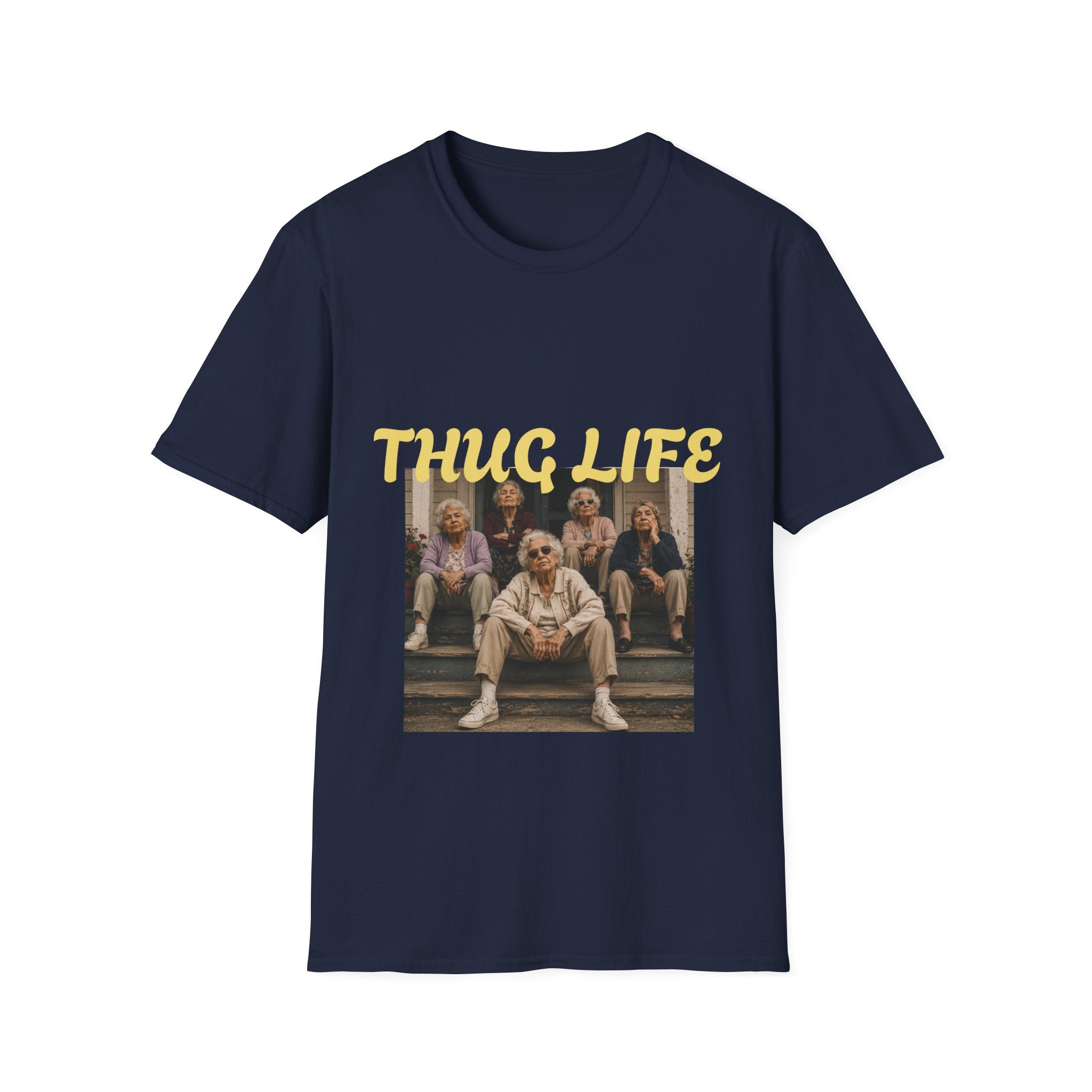 Women Gang Golden Graphic T-Shirt — Vintage Seniors Photo Tee